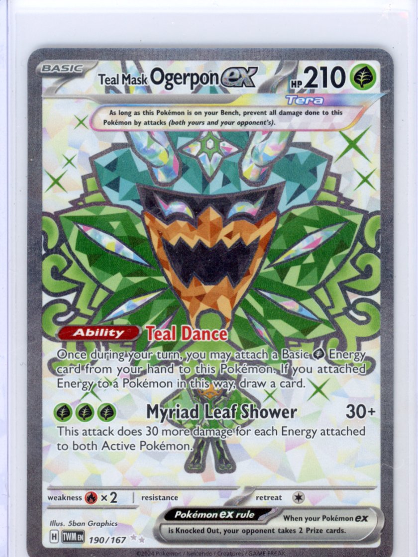 Teal Mask Ogerpon ex - SV06: Twilight Masquerade #190/167