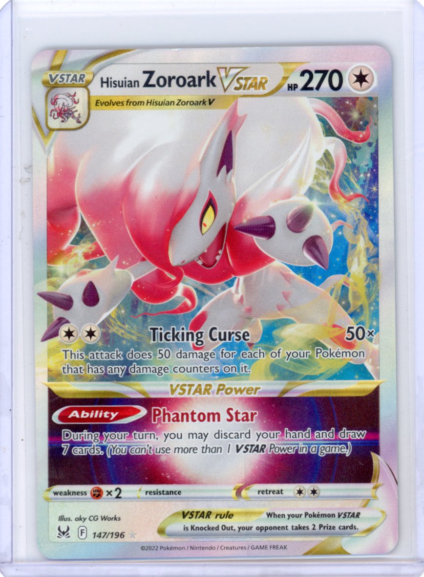 Hisuian Zoroark VSTAR - SWSH11: Lost Origin #147/196