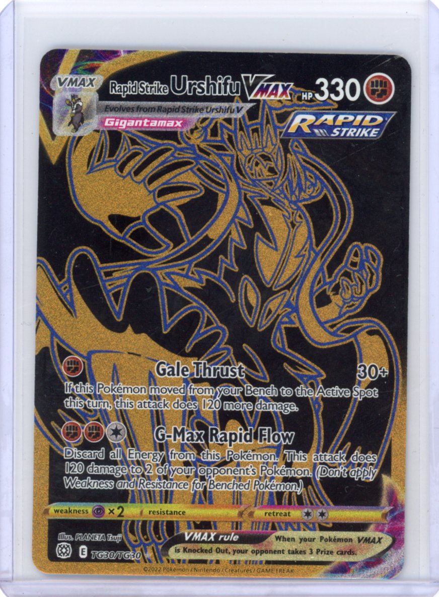 Rapid Strike Urshifu - SWSH09: Brilliant Stars Trainer Gallery #TG30/TG30