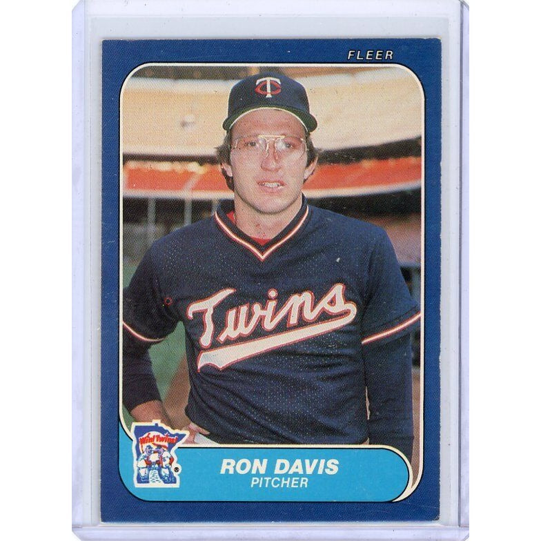 1986 Minnesota Twins John Butcher Fleer #389