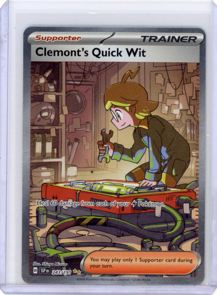 Clemont's Quick Wit - SV08: Surging Sparks #243/191
