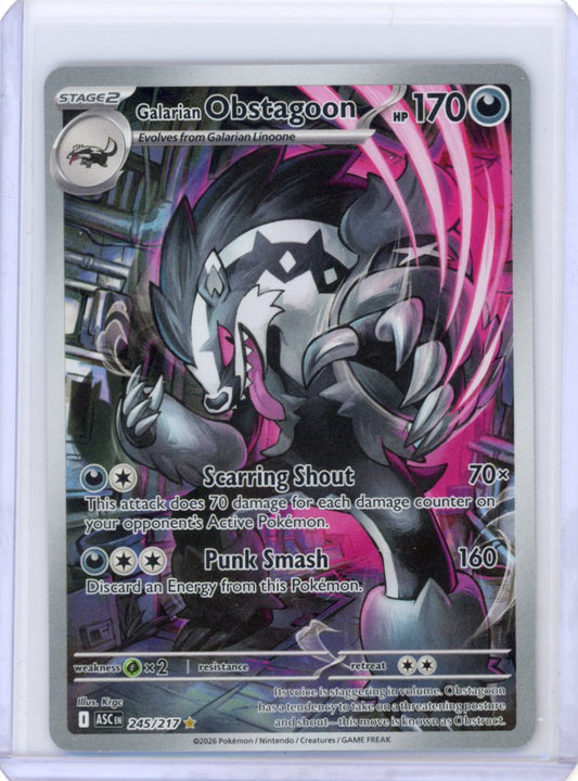 Galarian Obstagoon - ME: Ascended Heroes #245/217
