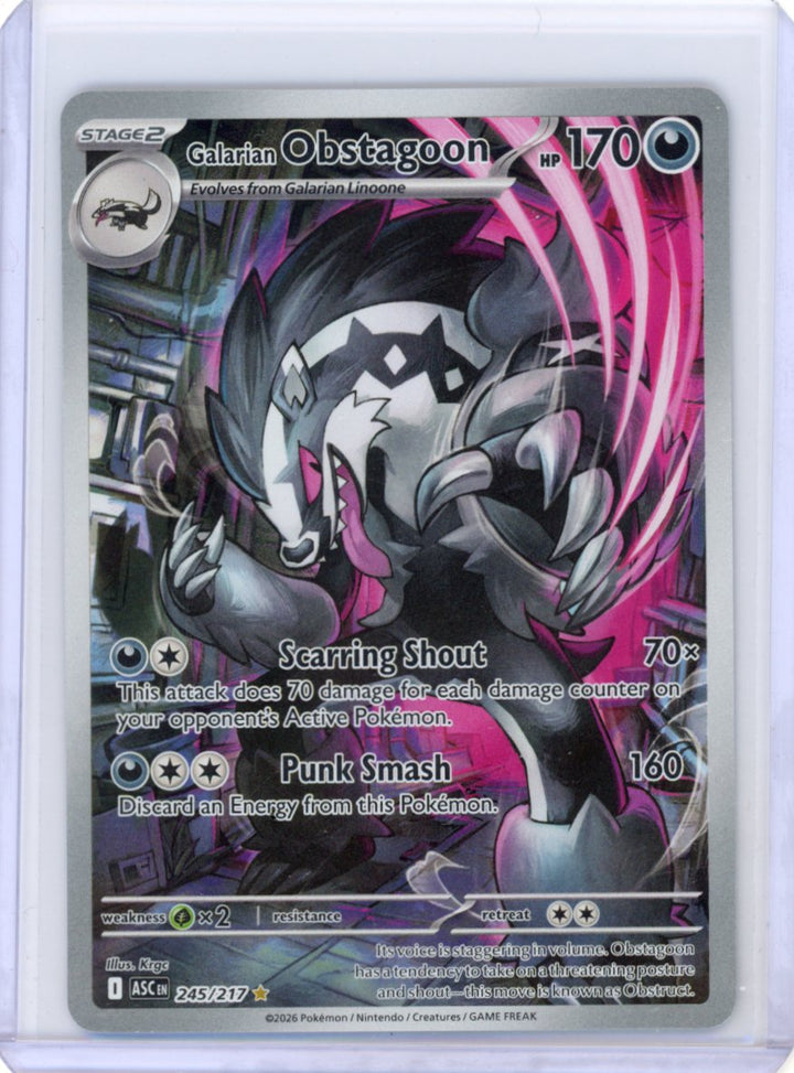 Galarian Obstagoon - ME: Ascended Heroes #245/217