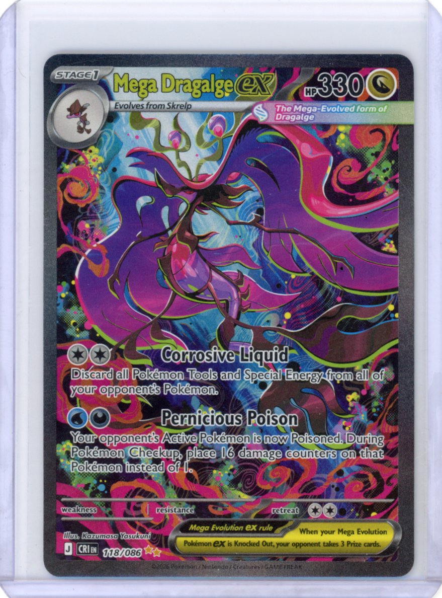 Mega Dragalge ex - ME04: Chaos Rising #118/086