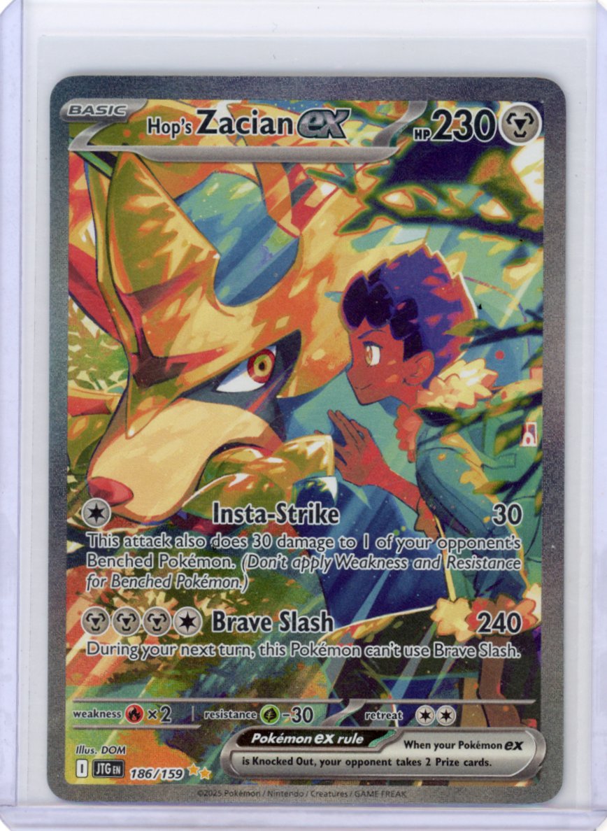 Hop's Zacian ex - SV09: Journey Together #186/159