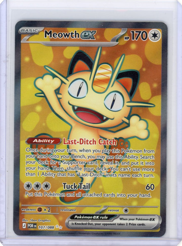 Meowth ex - ME03: Perfect Order #107/088