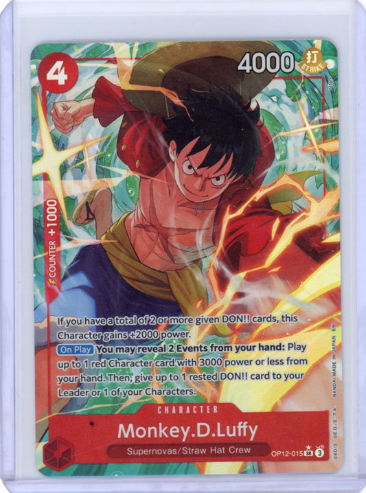 Monkey D. Luffy (Alternate Art) Legacy of the Master #OP12-015