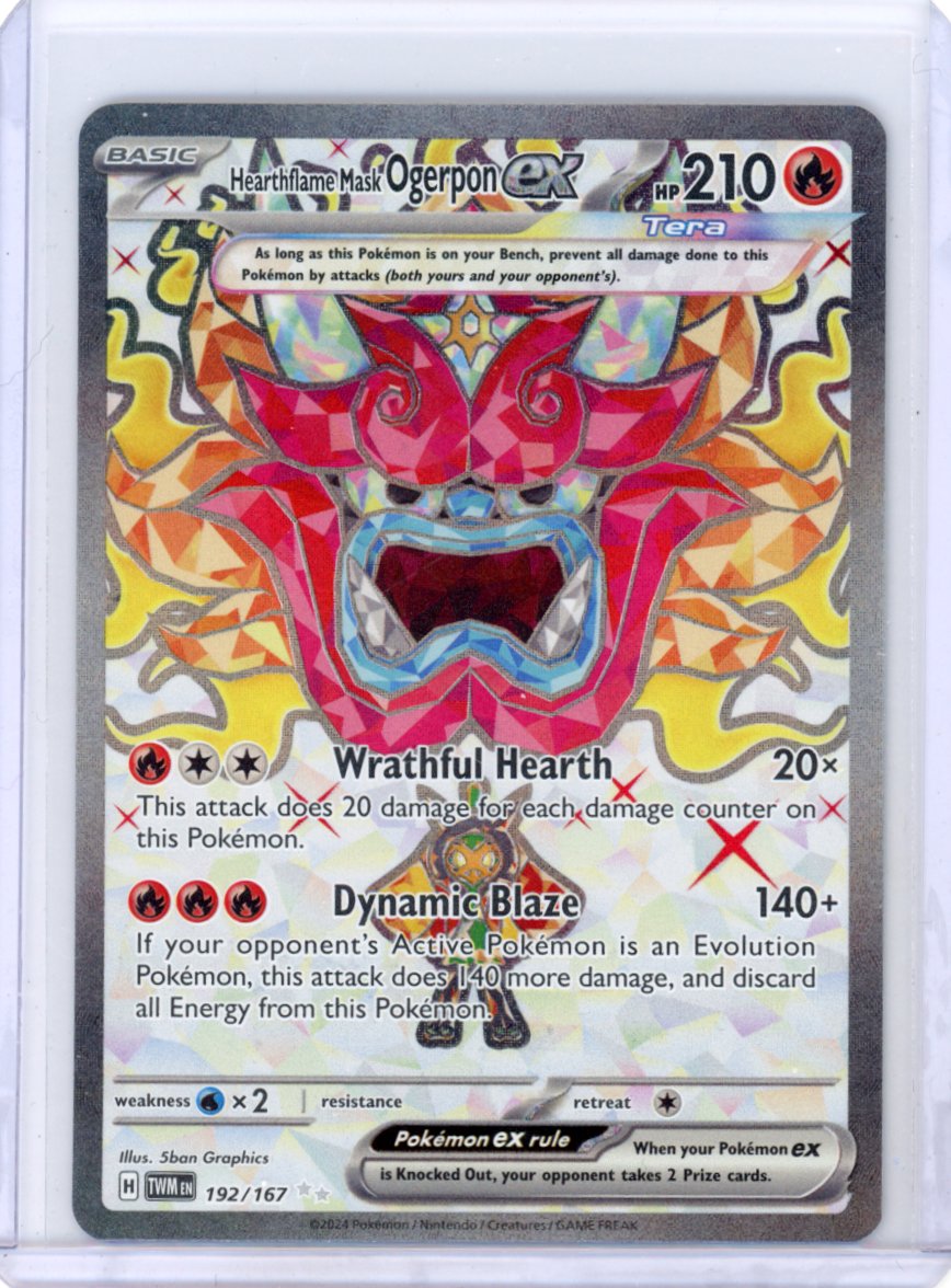 Hearthflame Mask Ogerpon ex - SV06: Twilight Masquerade #192/167