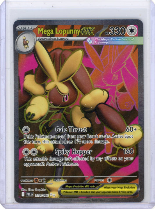 Mega Lopunny ex - ME02: Phantasmal Flames #115/094