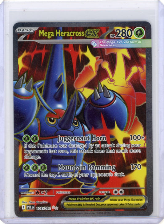 Mega Heracross ex - ME02: Phantasmal Flames #108/094