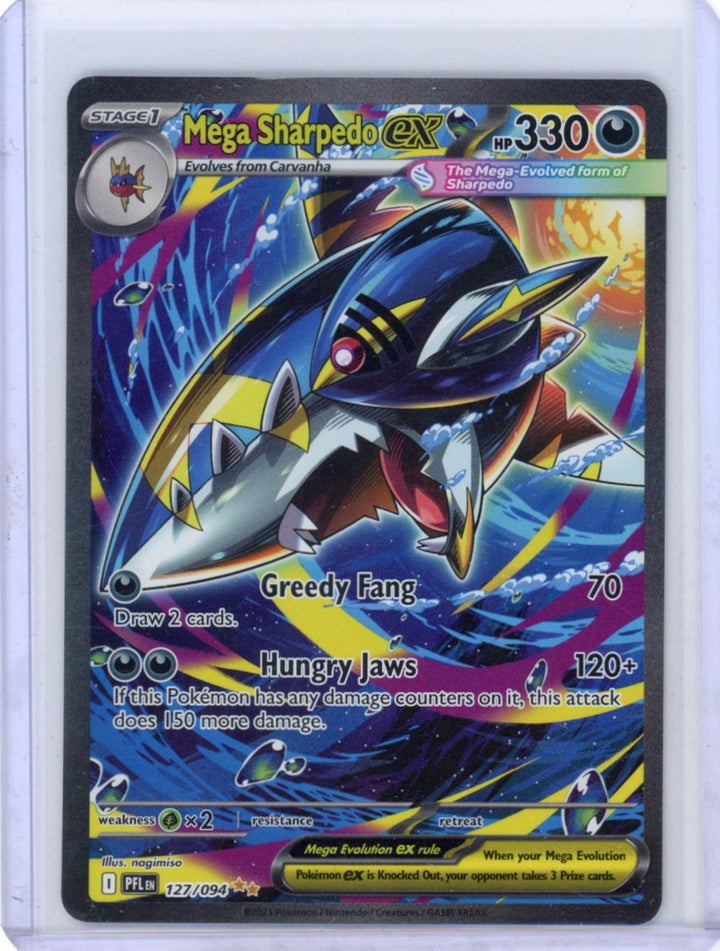 Mega Sharpedo ex - ME02: Phantasmal Flames #127/094