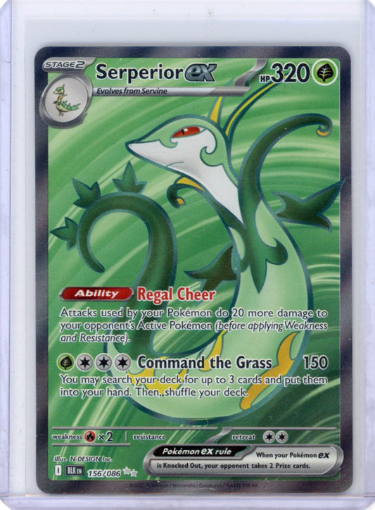 Serperior ex - SV: Black Bolt #156/086