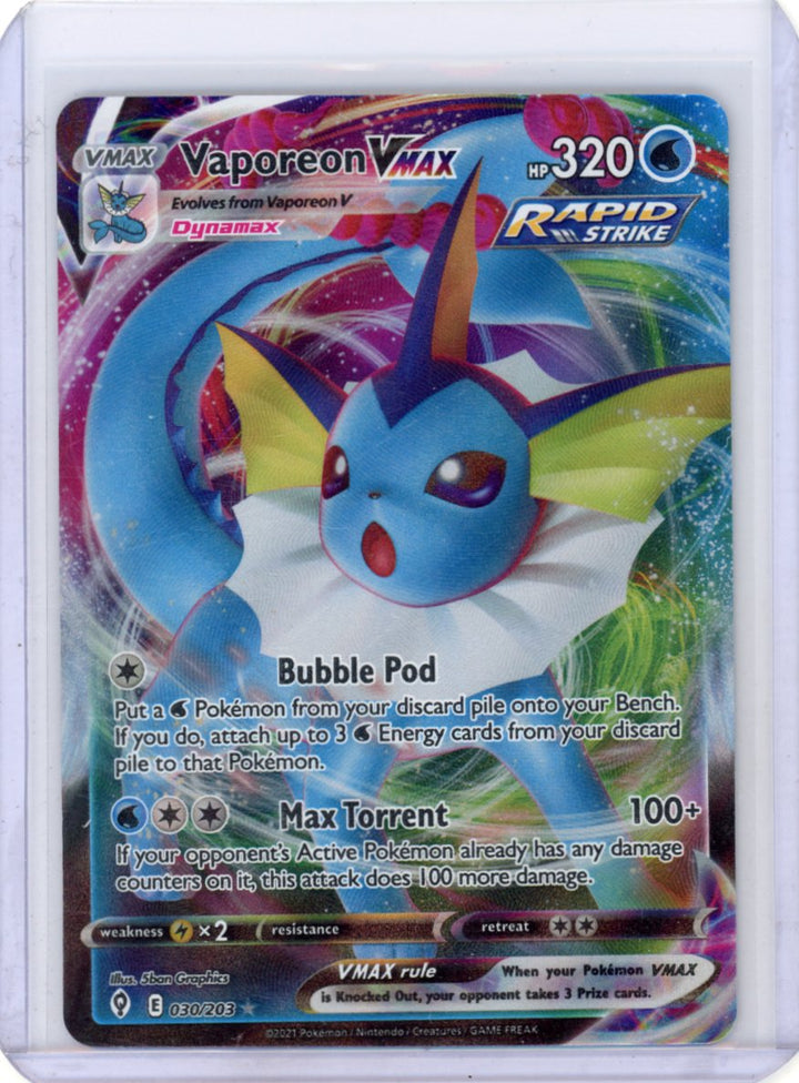 Vaporeon VMAX - SWSH07: Evolving Skies #030/203