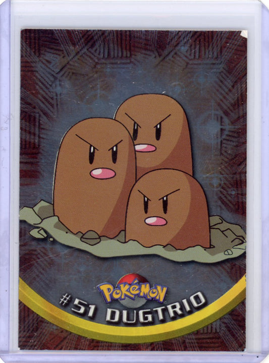 Dugtrio (LP) 2000 Topps Chrome Pokemon #51
