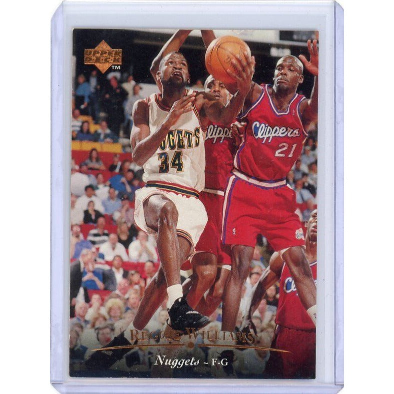 1995-96 Denver Nuggets Reggie Williams Upper Deck #80