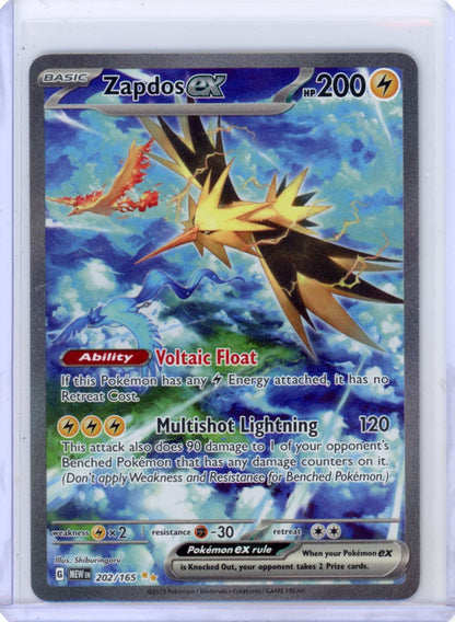Pokemon: Zapdos EX -151 #202/165