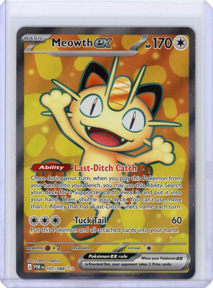 Pokemon: Meowth EX - Perfect Order #107/088