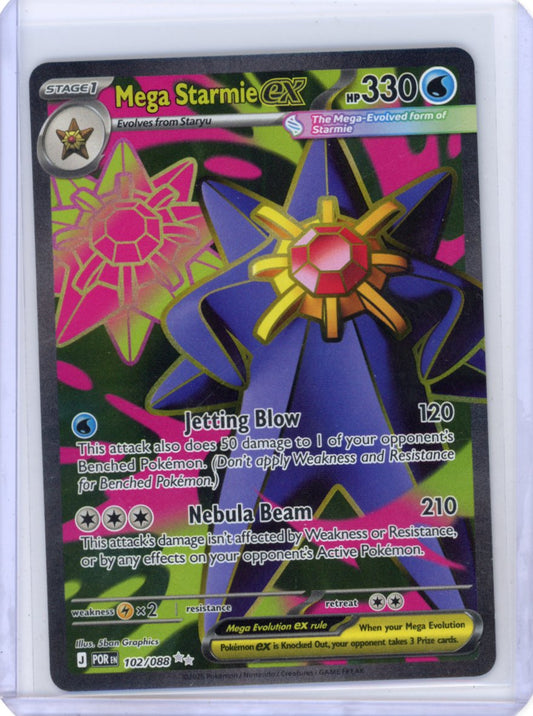 Pokemon: Mega Starmie EX - Perfect Order #102/088