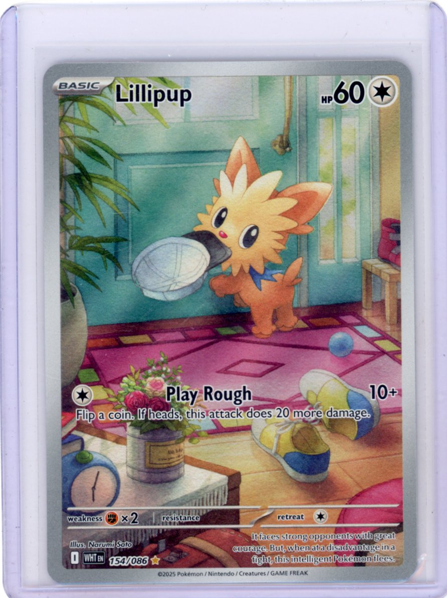 Pokemon: Lilipup - White Flare #154/086