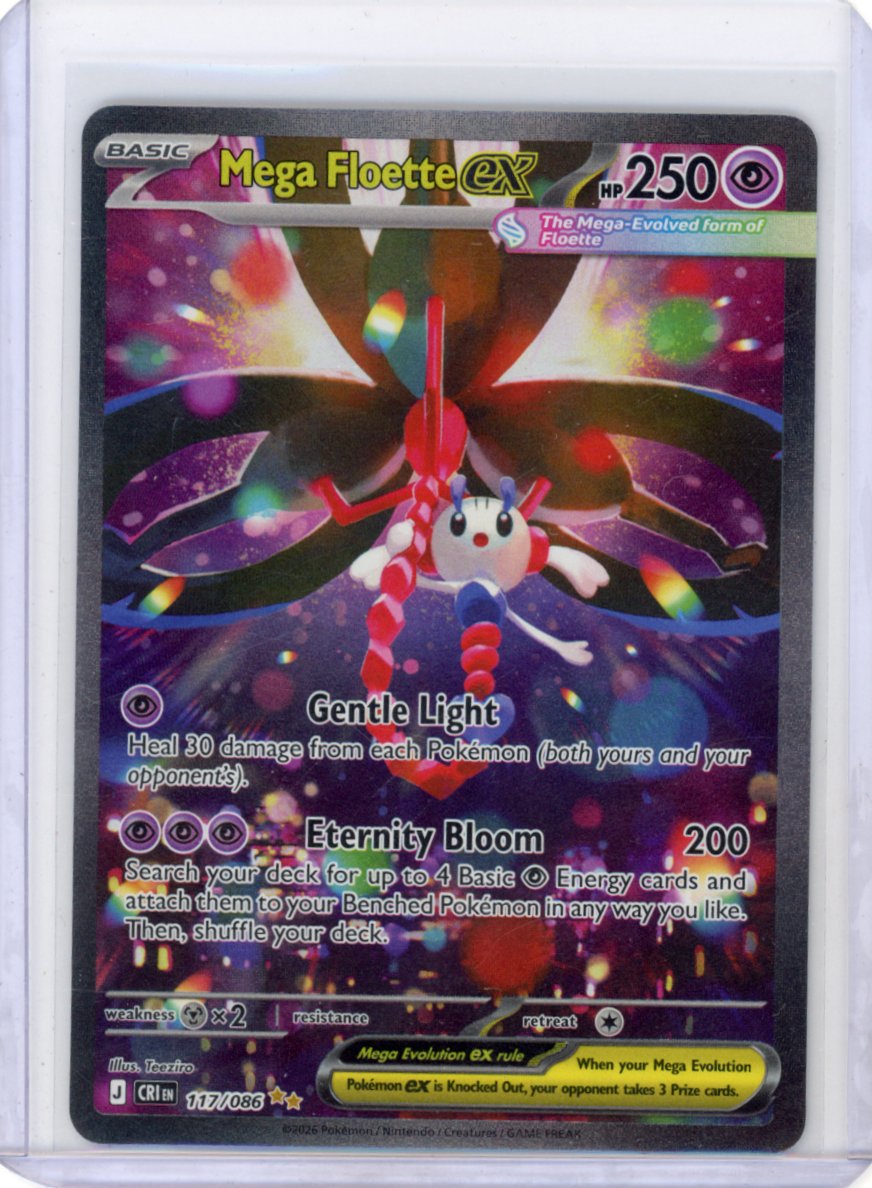 Pokemon- Mega Floette EX - ME04: Chaos Rising #117/086