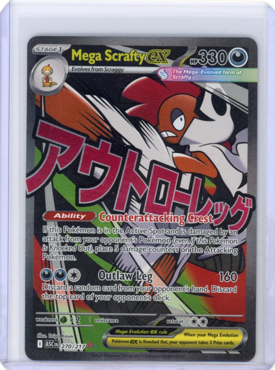 Pokemon: Mega Scrafty - Ascended Heroes #270/217
