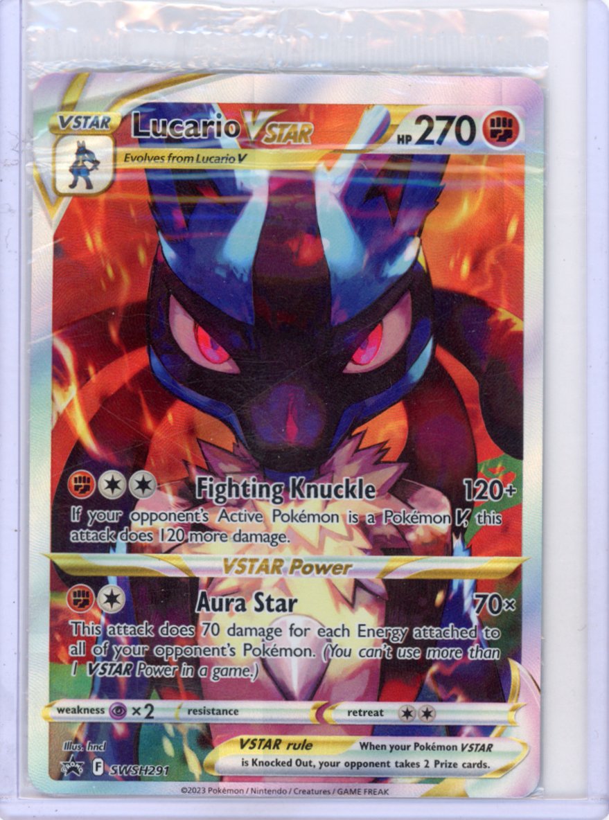 SWSH: Sword & Shield Promo Cards #SWSH291 Lucario VSTAR