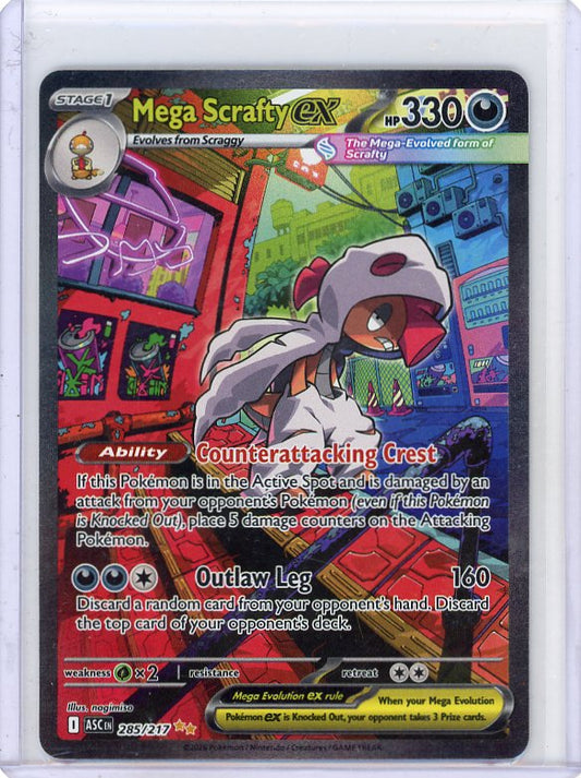 Mega Scrafty EX - Ascended Heroes #285/217