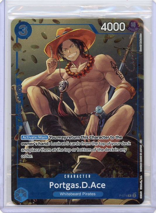One Piece: Portgas. D. Ace (Tin Pack Set Vol. 2) #P-074 Portgas.D.Ace
