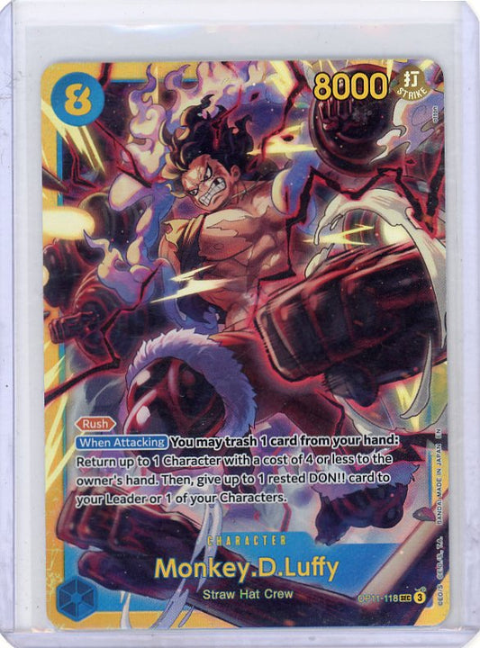A Fist of Divine Speed #OP11-118 Monkey.D.Luffy (118)