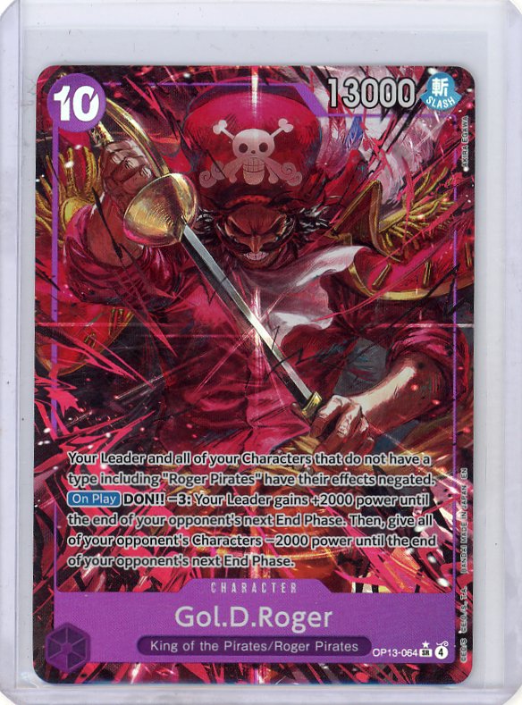 One Piece: Gol.D. Roger -Carrying On His Will #OP13-064