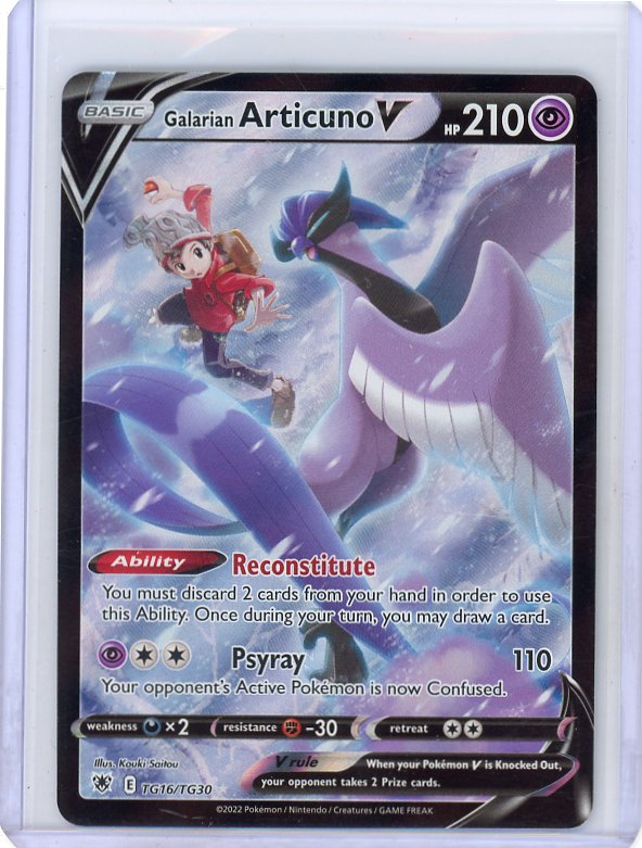 Pokemon: Galarian Articuno V - SWSH10: Astral Radiance  #TG16/TG30
