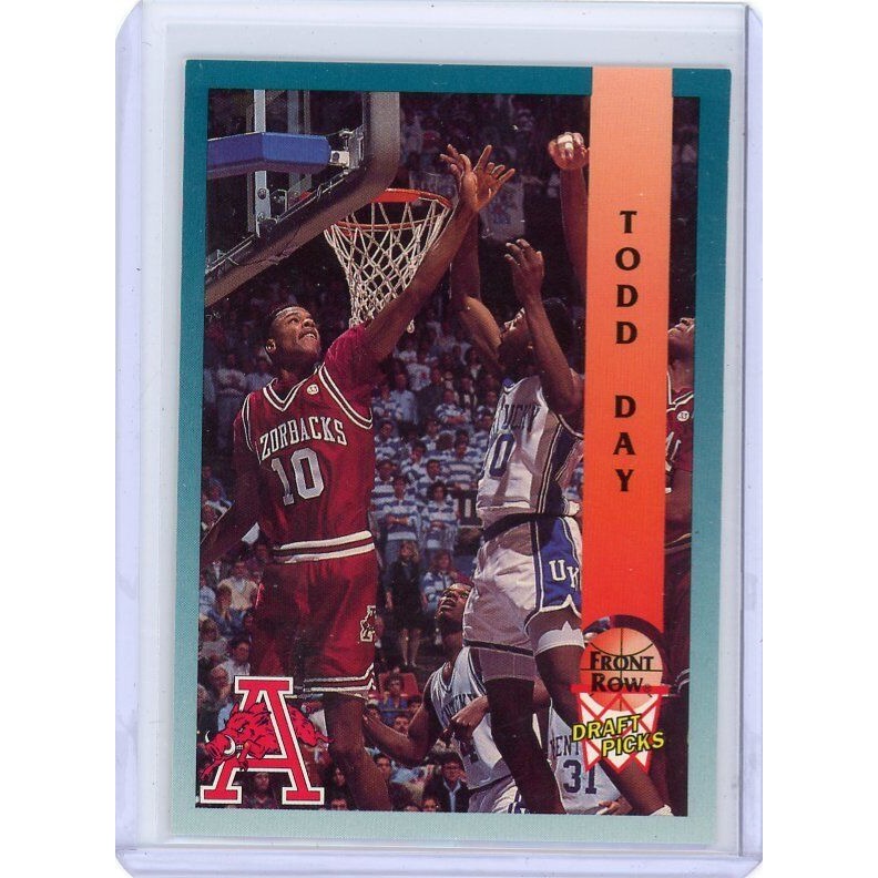 1992 Milwaukee Bucks Todd Day Front Row Draft Picks #17