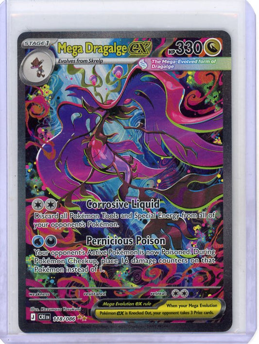 Pokemon: Mega Dragalge ex - Chaos Rising #118/086