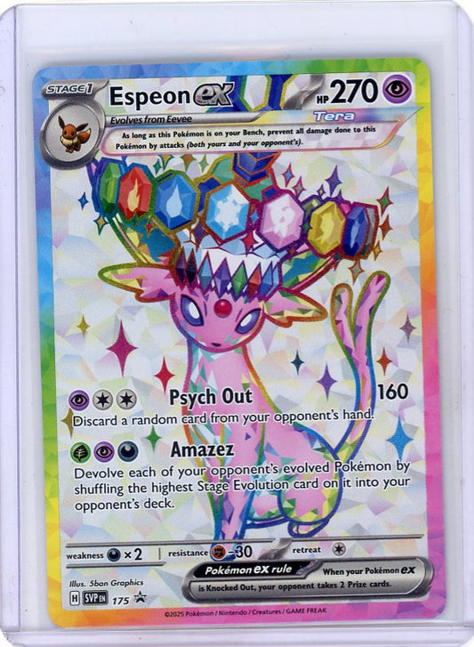 Pokemon: Espeon ex - Scarlet & Violet Promo Cards #SVP 175