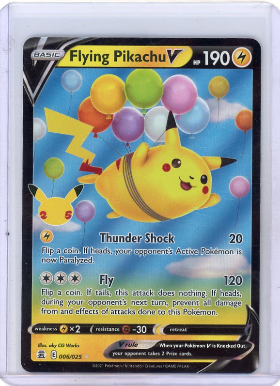Pokemon: Flying Pikachu V - Celebrations #006/025
