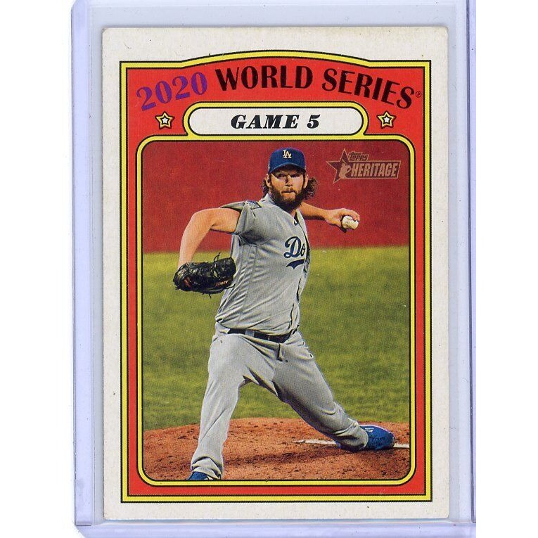 2021 Los Angeles Dodgers Clayton Kershaw Topps Heritage #29