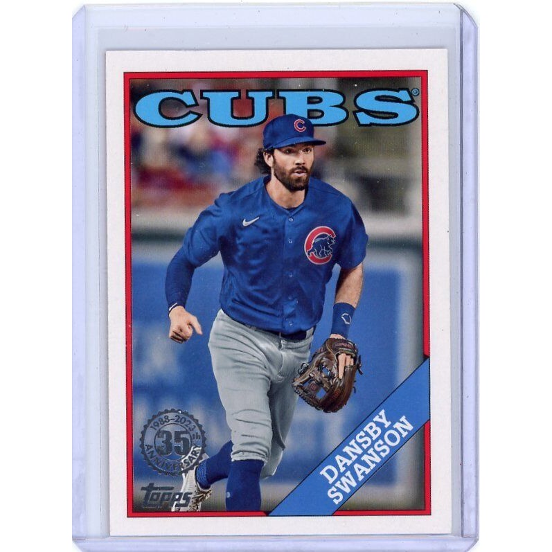 2023 Chicago Cubs Dansby Swanson  1988 Topps Baseball 35th Anniversary #2T88-21