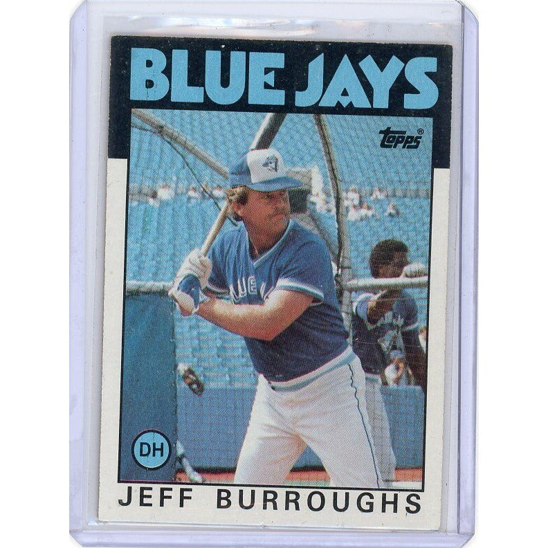 1986 Toronto Blue Jays Jeff Burroughs Topps #168