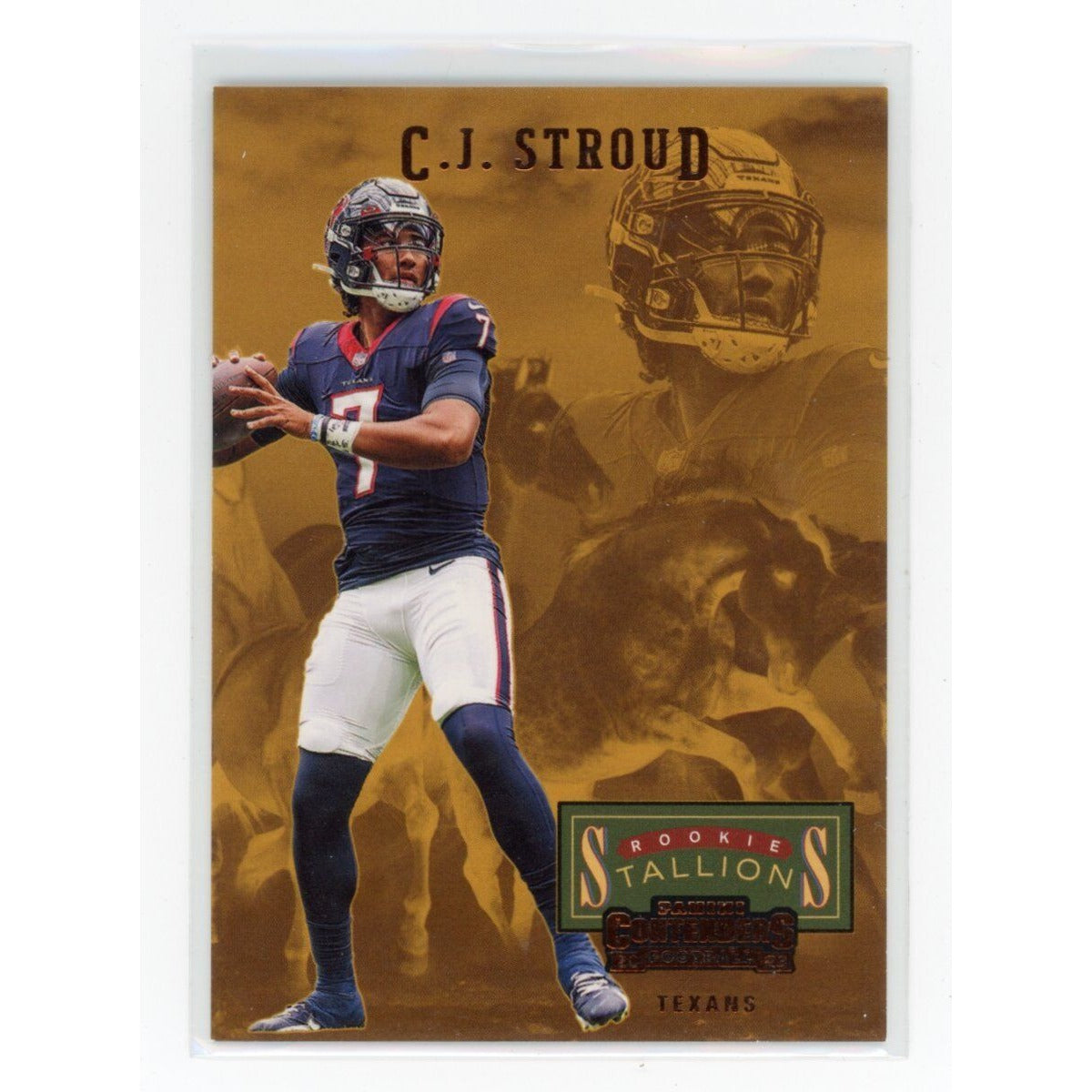 2023 CJ Stroud Panini Contenders "Rookie Stallion" #6