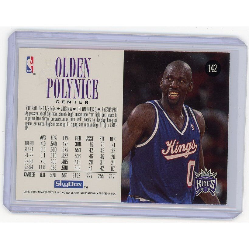 1994-95 Sacramento Kings Olden Polynice SkyBox Premium #142