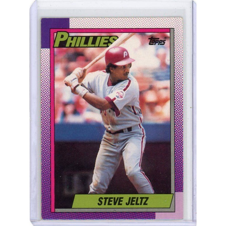 1990 Philadelphia Phillies Steve Jeltz Topps #607