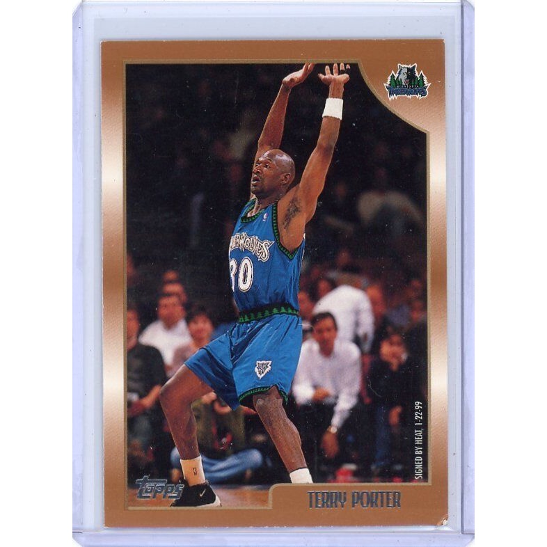 1998-99 Minnesota Timberwolves Terry Porter Topps #149