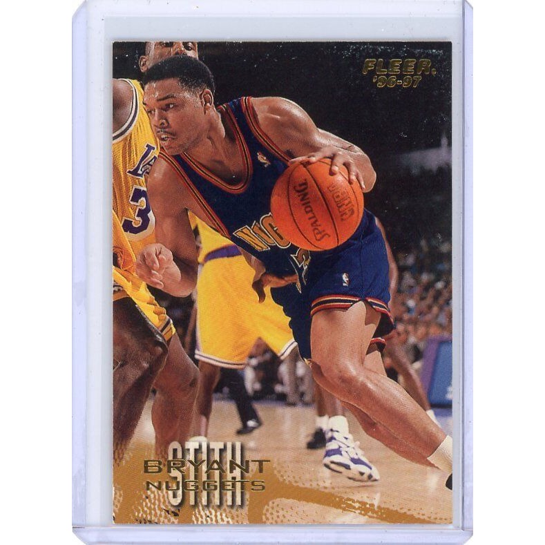 1996-97 Denver Nuggets Bryant Stith Fleer European #29