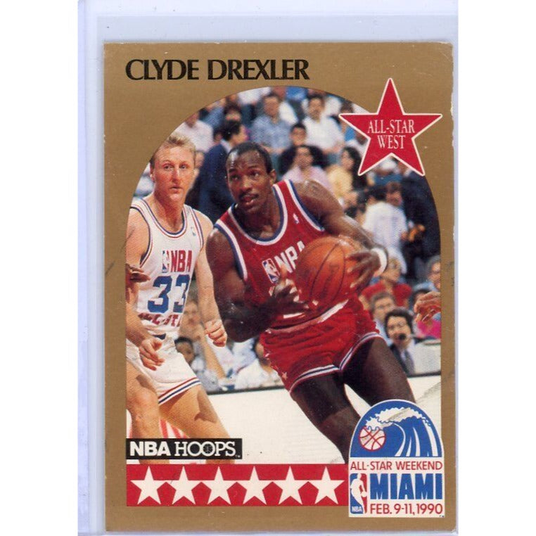 1990-91 All-Star West Clyde Drexler NBA Hoops #16