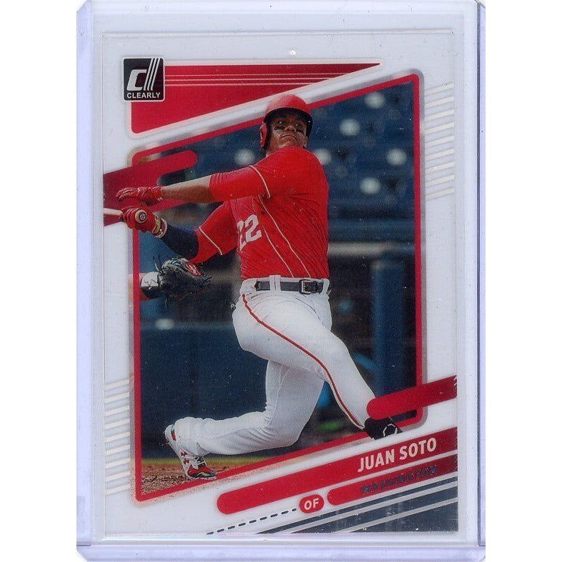 2021 Washington Nationals Juan Soto Panini Chronicles Clearly Donruss #5