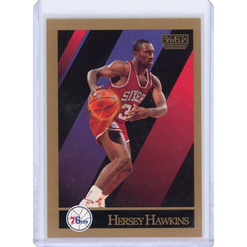 1990-91 Philadelphia 76ers Hersey Hawkins SkyBox #216