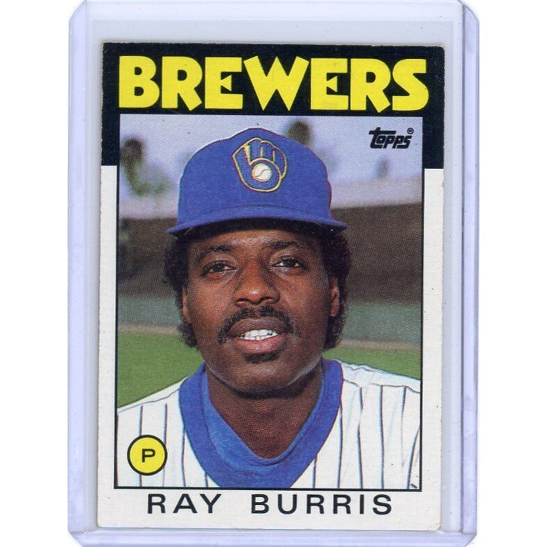 1986 Milwaukee Brewers Ray Burris Topps #106