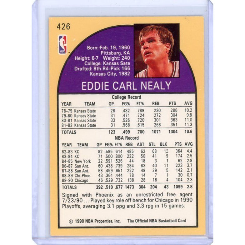 1990-91 Phoenix Suns  Ed Nealy NBA Hoops #426