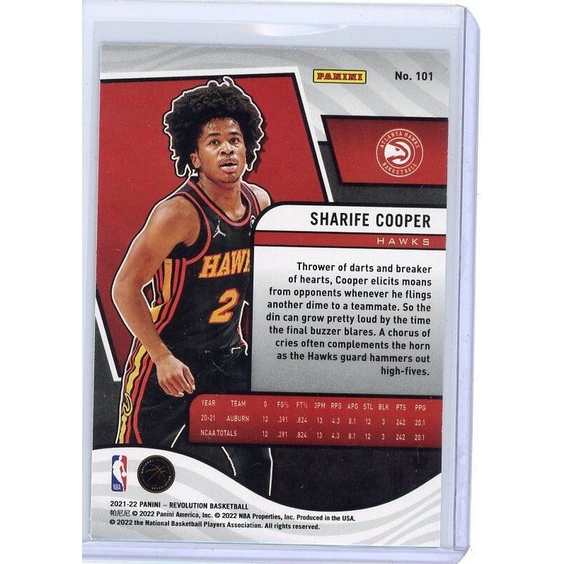 2021-22 Atlanta Hawks Sharife Cooper Panini Revolution #101