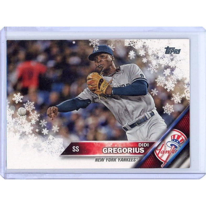 2016 New York Yankees Didi Gregorius Topps Holiday #HMW159